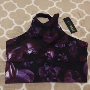 Popflex Dark Bloom Crop Top